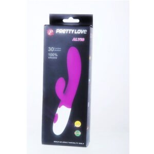 PRETTY LOVE FLIRTATION – VIBRADOR CON ESTIMULADOR CLITORIS ALVIS