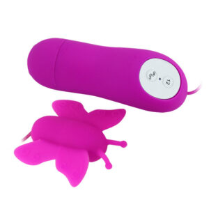 BAILE – ESTIMULADOR CLITORIS BUTTERFLY LOVE EGGS 12 VELOCIDADES LILAC CONTROLE REMOTO