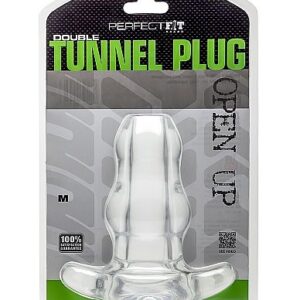 PLUGUE DO TÚNEL DUPLO PERFECTFIT – MEDIUM CLEAR