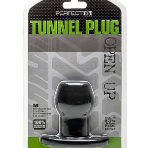 PERFECT FIT ASS TUNNEL PLUG SILICONE BLACK M