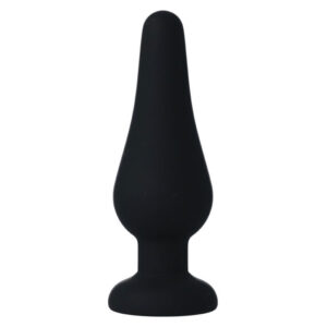 PLUGUE ANAL INTENSO PIPO M SILICONE PRETO 11 CM