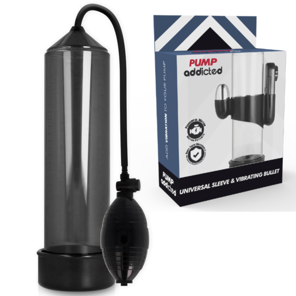 PUMP ADDICTED™ - VIBRADOR PRETO RX3