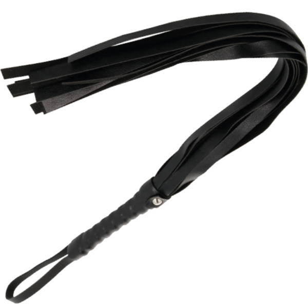 DARKNESS™ - CHICOTE DE BONDAGE PRETO 45 CM