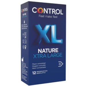 CONTROL – ADAPTA NATURE XL CONDOMS 12 UNITS