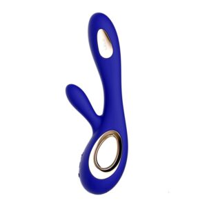 LELO SORAYA WAVE VIBRADOR DE COELHO PROFUNDO AZUL MEIA-NOITE