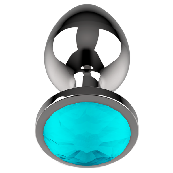 COQUETTE CHIC DESIRE -  ANAL PLUG METAL AZUL COR TAMANHO M 3,5 X 8 CM - Image 3