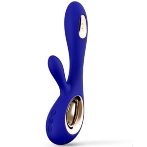 LELO SORAYA WAVE VIBRADOR DE COELHO PROFUNDO AZUL MEIA-NOITE