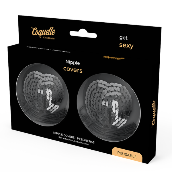 COQUETTE CHIC DESIRE™ - COBERTURAS PARA BICOS DE LANTEJEIRAS PRETAS - Image 4