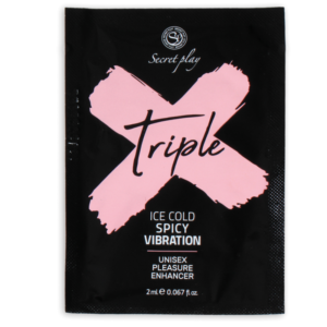 INTENSIFICADOR DE DOSE ÚNICA SECRETPLAY TRIPLO X PRAZER