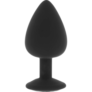 OHMAMA™ – PLUG ANAL DE SILICONE DIAMANTE TAMANHO L 9 CM