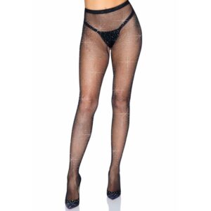 CALÇA LEG AVENUE FISHNET CROTHLESS