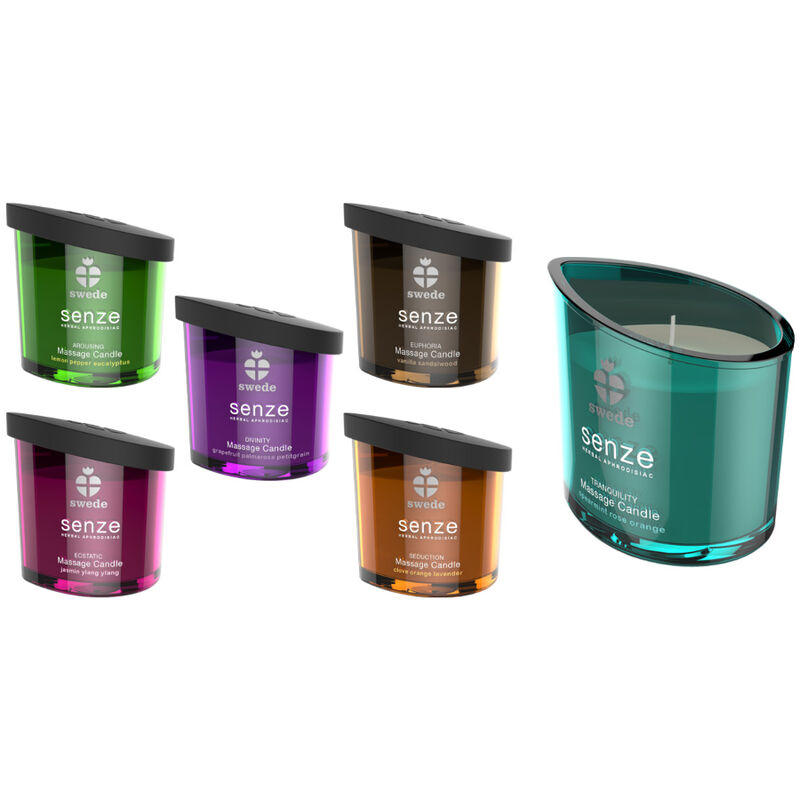 SWEDE - VELA DE MASSAGEM ECSTATIC SENZE - JASMIM, YLANG YLANG - Image 3