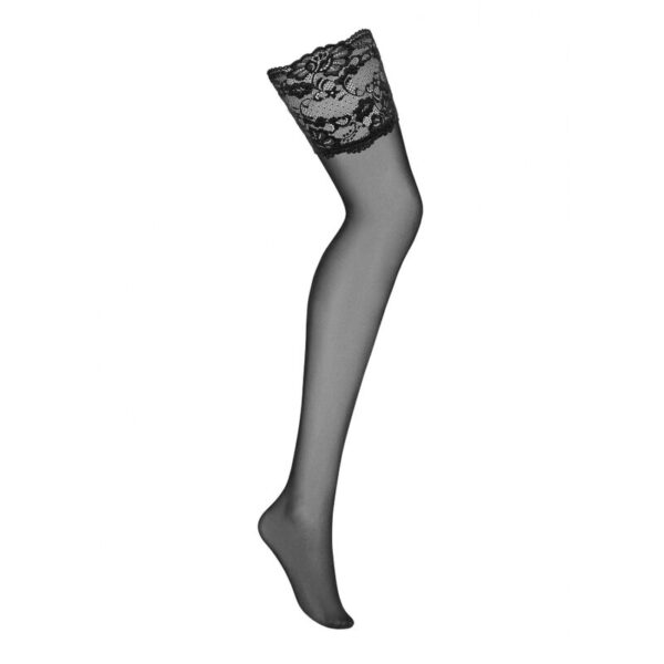 OBSESSIVE - STOCKINGS 810-STO-1 BLACK S/M - Image 5