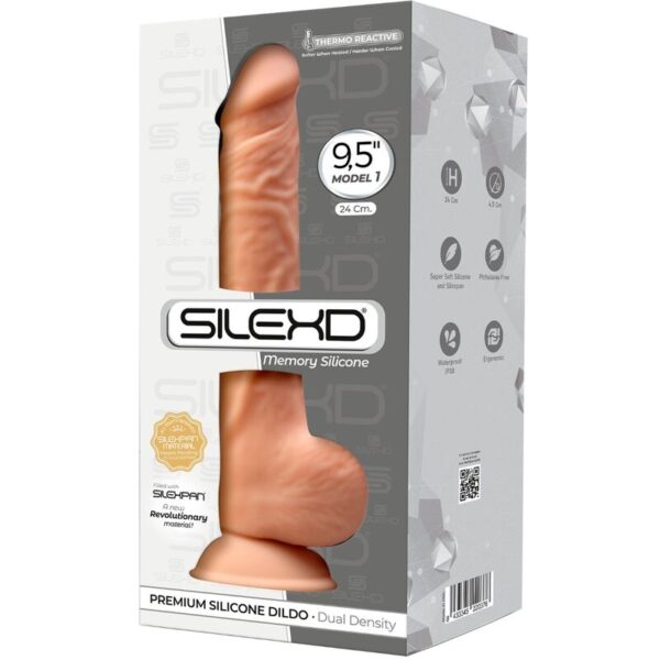 SILEXD - MODELO 1 PÊNIS REALÍSTICO PREMIUM SILEXPAN SILICONE 24 CM - Image 4