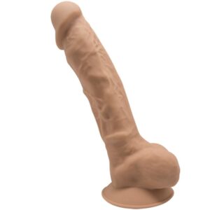 SILEXD – MODELO 1 PÊNIS REALÍSTICO PREMIUM SILEXPAN SILICONE CARAMELO 17,5 CM