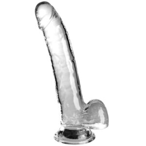 KING COCK CLEAR – DILDO COM TESTÍCULOS 20,3 CM TRANSPARENTE