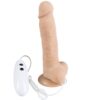 ALIVE - VIBRADOR E ROTADOR DE PÊNIS REALÍSTICO CESAR 17,5 CM