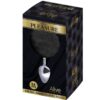 ALIVE - PLUG DE PRAZER ANAL ESPIRAL METAL FLUFFY PRETO TAMANHO M - Image 4