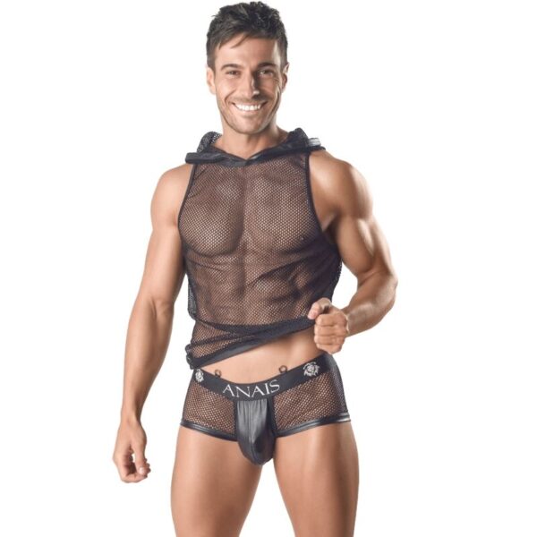 ANAIS MEN - ARES HOODED T-SHIRT L - Image 3