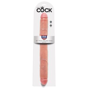 KING COCK THICK DOUBLE DILDO CARNE 40,6 CM