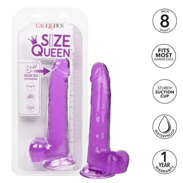 CALIFORNIA EXOTICS - DILDO QUEEN TAMANHO ROXO 20.3 CM - Image 3