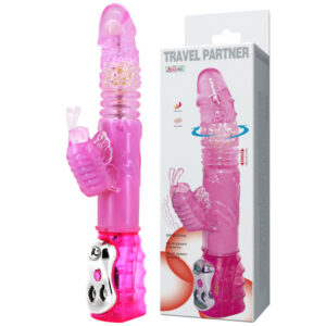 BAILE – TRAVEL PARTNER UP & DOWN ROTATOR RABBIT ROSA