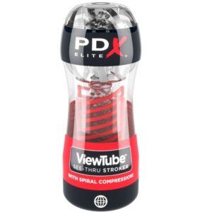 PDX ELITE – STROKER VIEWTUBE 2 COMPRESSO ESPIRAL TRANSPARENTE