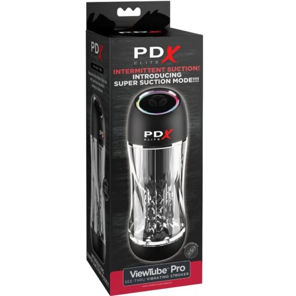 PDX ELITE - VIBRADOR STROKER VIEWTUBE PRO TRANSPARENTE - Image 4