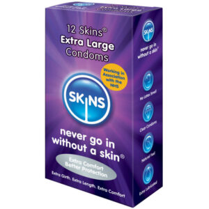SKINS – CONDOM EXTRA LARGE 12 PACK