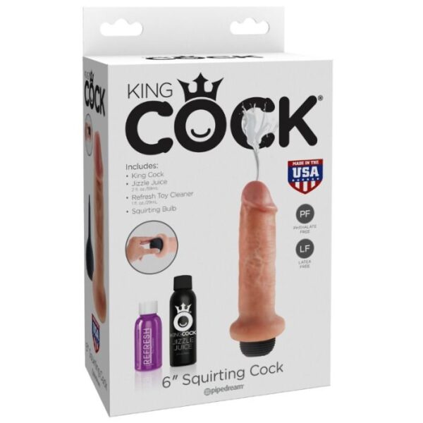 KING COCK - 15.24 CM DILDO GOZANDO - Image 3