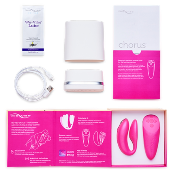 WE-VIBE - VIBRADOR WE VIBE CHORUS PARA CASAIS COM SQUEEZE CONTROL ROSA - Image 5