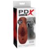 PDX PLUS - PERFECT PUSSY DOUBLE STROKER VAGINA E NUS MASTURBADOR MARROM - Image 5