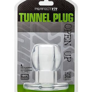 PERFECT FIT BRAND – ASS TUNNEL PLUG SILICONE TRANSPARENTE L